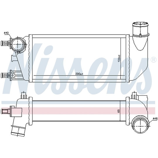 96577 - Intercooler, charger 