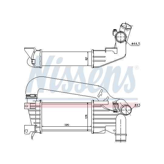 96592 - Kompressoriõhu radiaator 