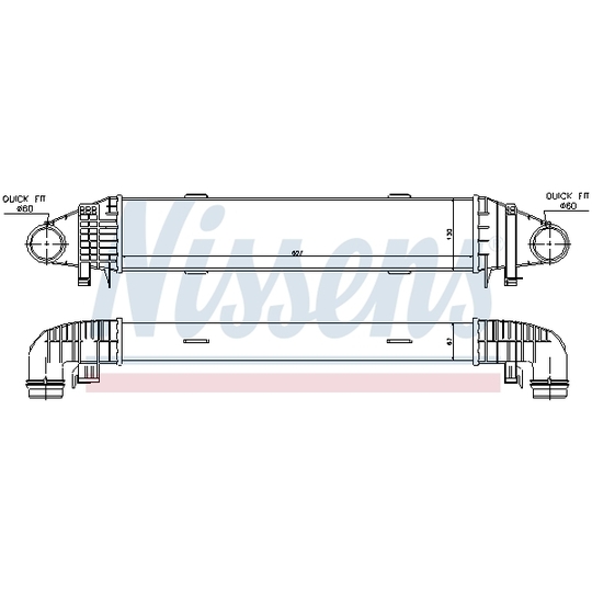 96598 - Intercooler, charger 