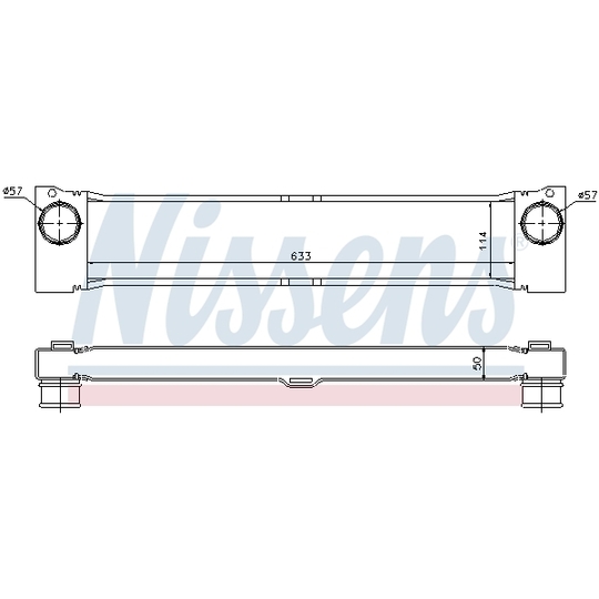 96730 - Intercooler, charger 