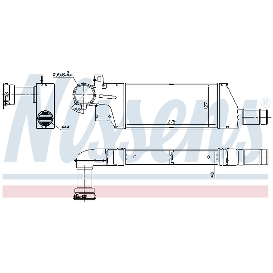 96656 - Kompressoriõhu radiaator 