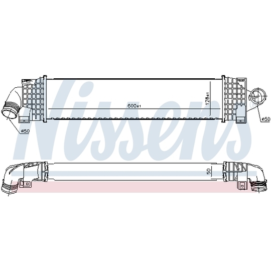 96689 - Intercooler, charger 