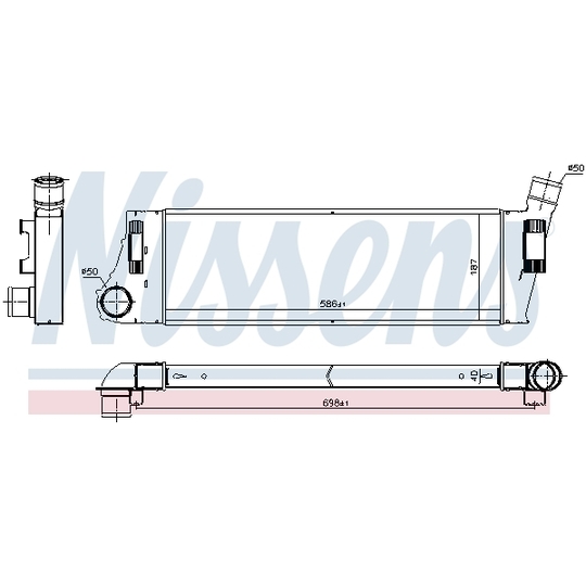 96728 - Intercooler, charger 