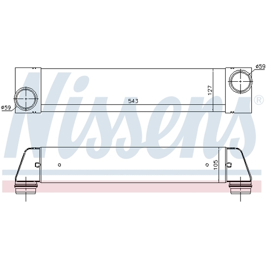 96657 - Intercooler, charger 