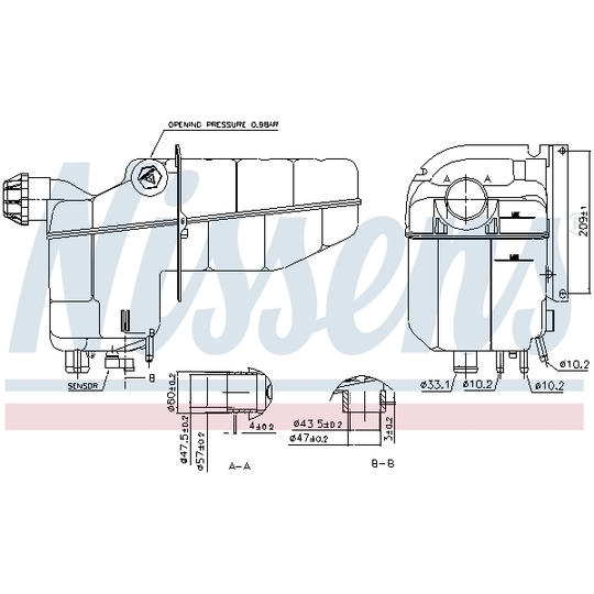 996020 - Expansion Tank, coolant 