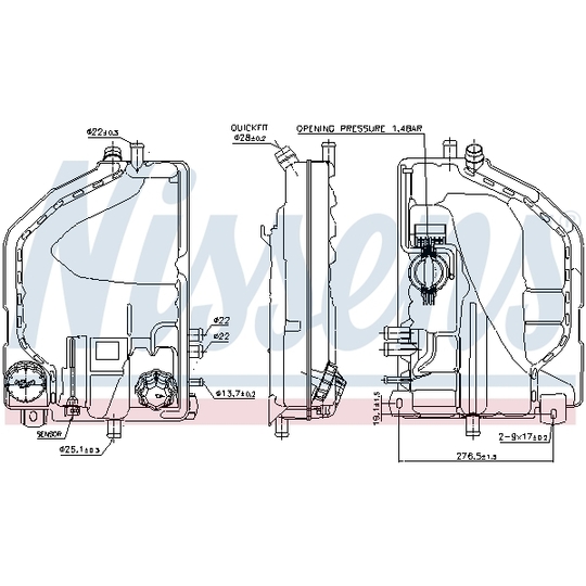 996022 - Expansion Tank, coolant 