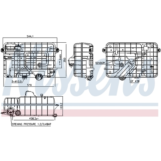 996053 - Expansion Tank, coolant 