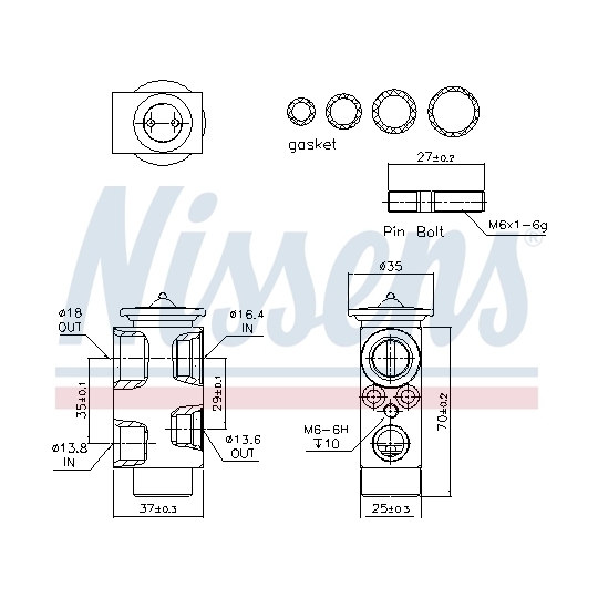 999222 - Expansion Valve, air conditioning 