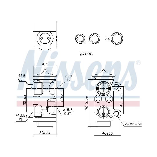 999221 - Expansion Valve, air conditioning 