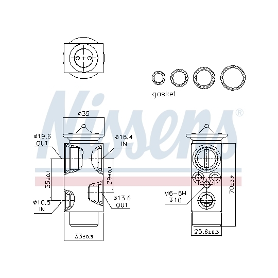 999312 - Expansion Valve, air conditioning 