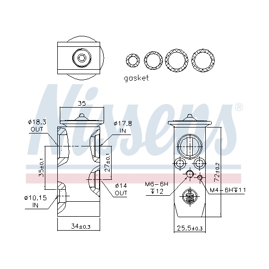 999279 - Expansion Valve, air conditioning 