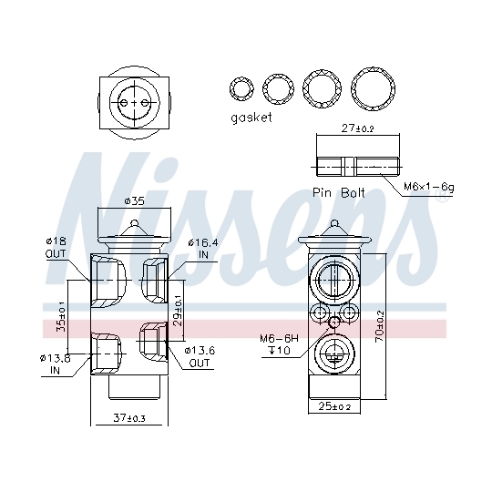 999251 - Expansion Valve, air conditioning 