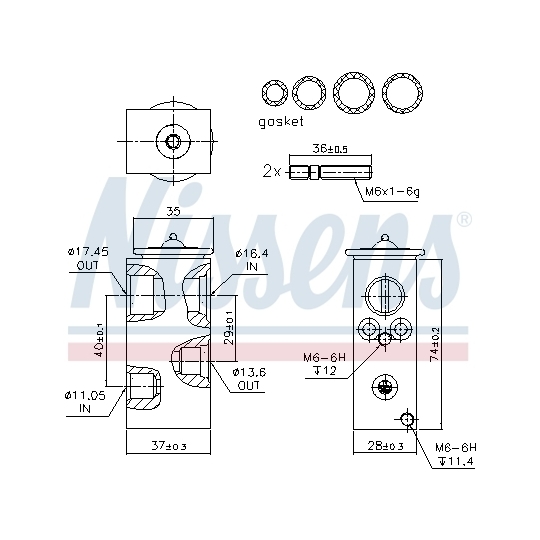 999293 - Expansion Valve, air conditioning 