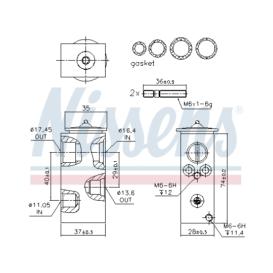 999292 - Expansion Valve, air conditioning 