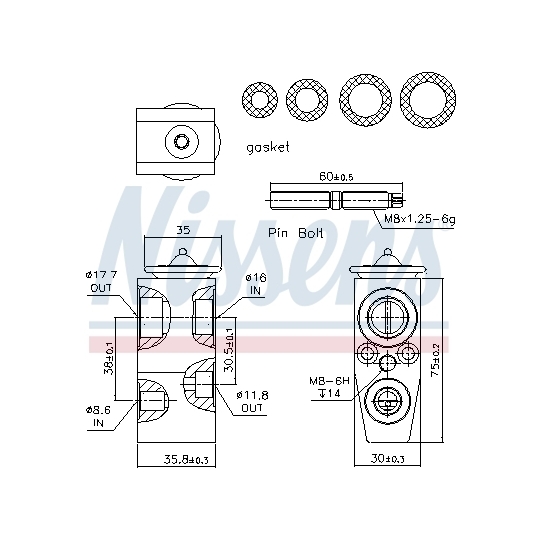 999285 - Expansion Valve, air conditioning 