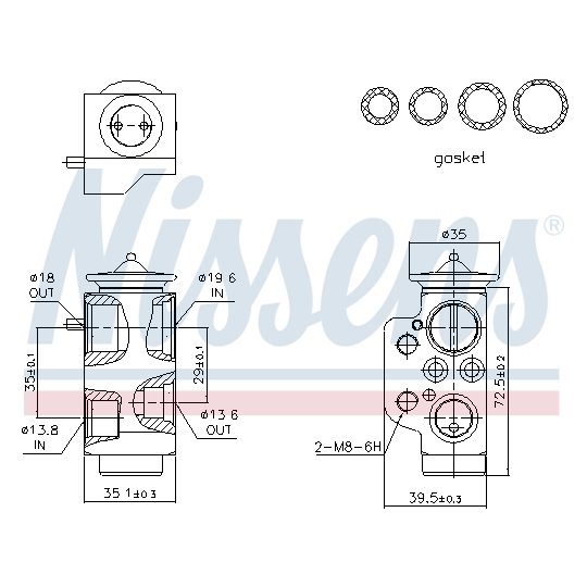 999318 - Expansion Valve, air conditioning 