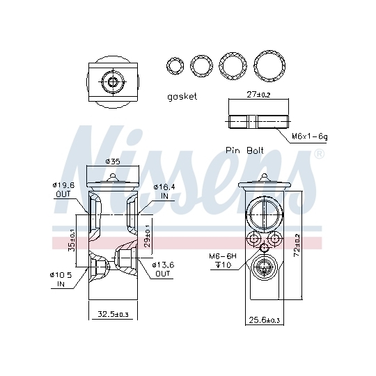 999297 - Expansion Valve, air conditioning 
