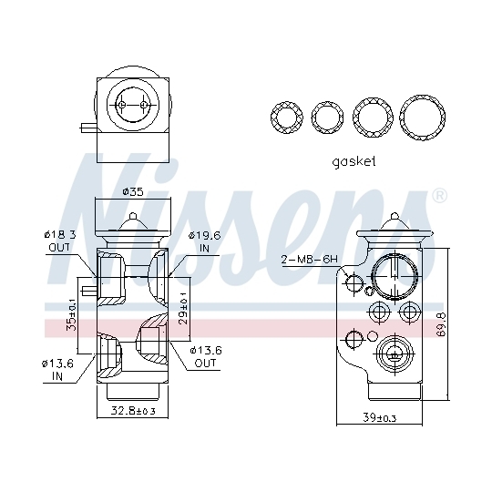 999320 - Expansion Valve, air conditioning 