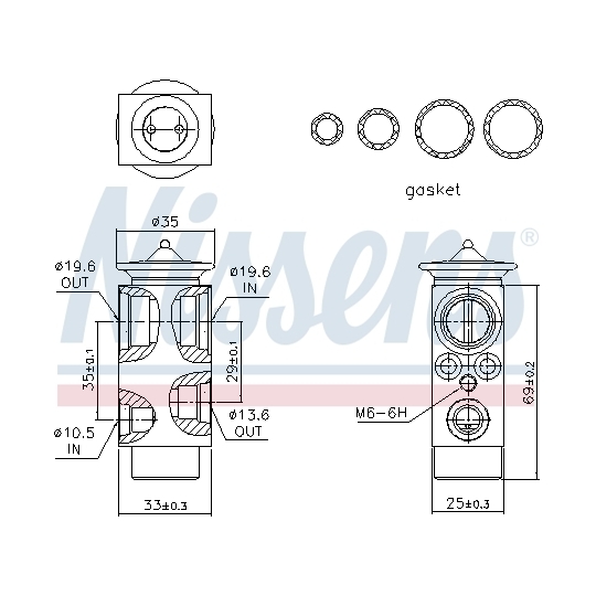 999321 - Expansion Valve, air conditioning 