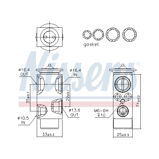 999326 - Expansion Valve, air conditioning 