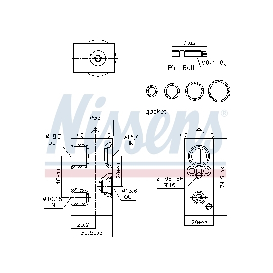 999342 - Expansion Valve, air conditioning 