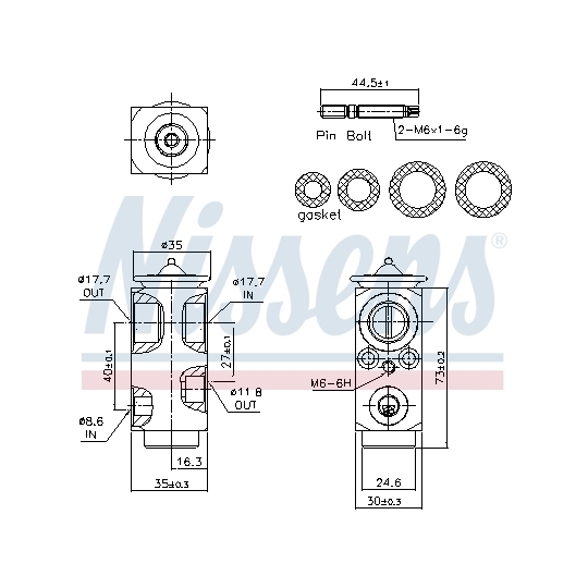 999364 - Expansion Valve, air conditioning 