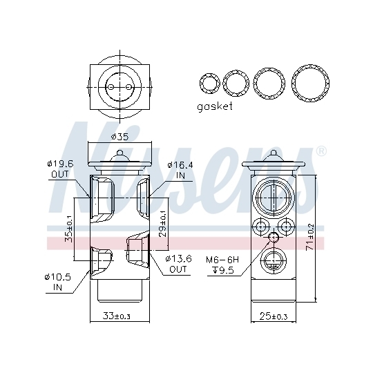 999325 - Expansion Valve, air conditioning 