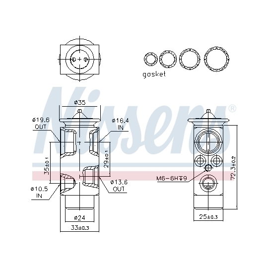 999348 - Expansion Valve, air conditioning 