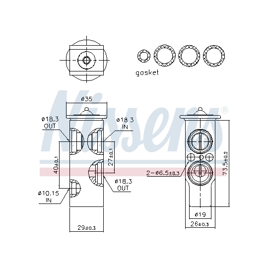 999353 - Expansion Valve, air conditioning 