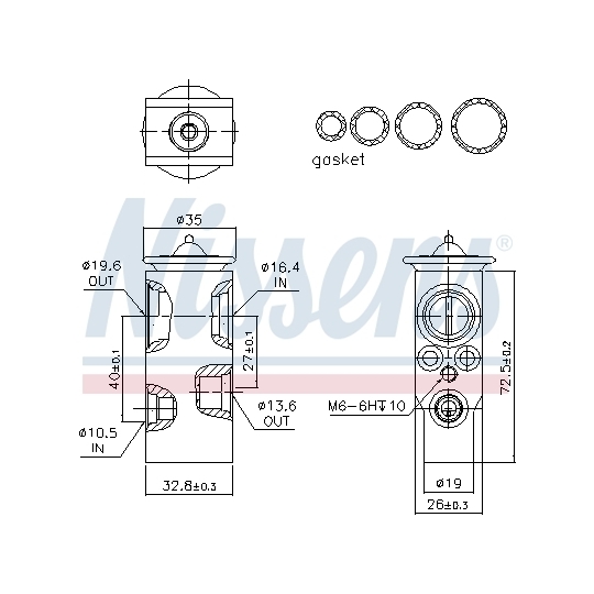 999355 - Expansion Valve, air conditioning 