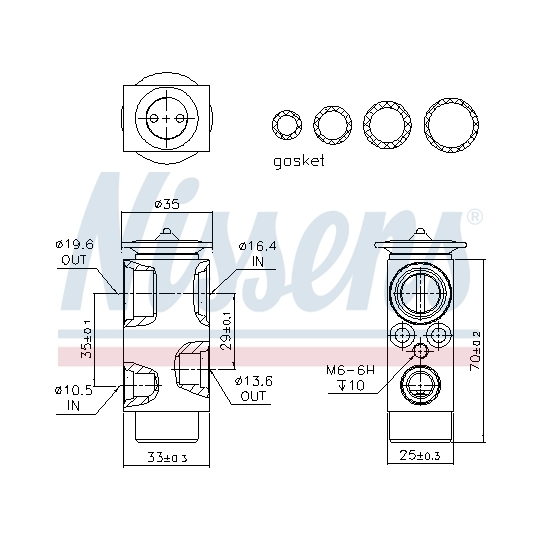 999352 - Expansion Valve, air conditioning 
