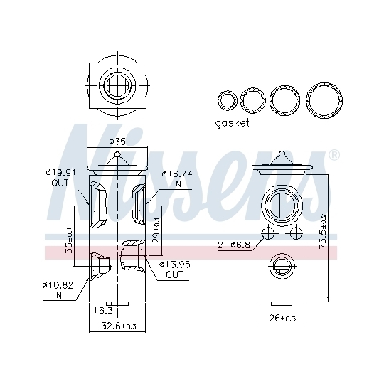 999368 - Expansion Valve, air conditioning 