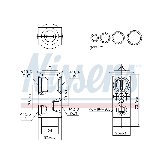 999358 - Expansion Valve, air conditioning 