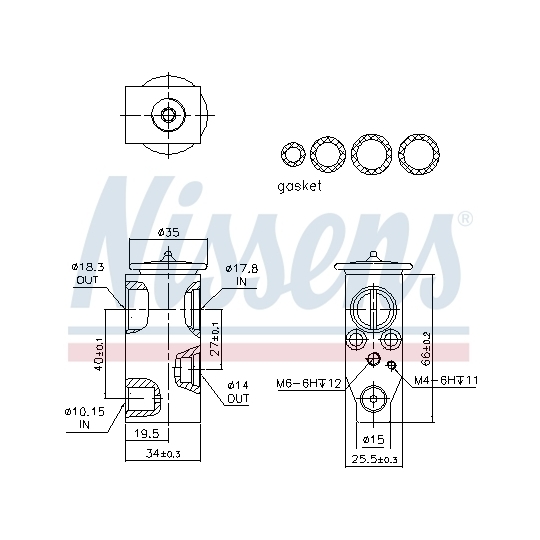 999366 - Expansion Valve, air conditioning 