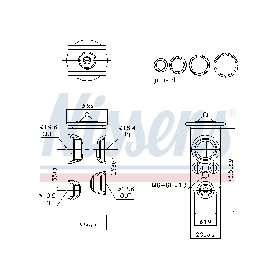999350 - Expansion Valve, air conditioning 