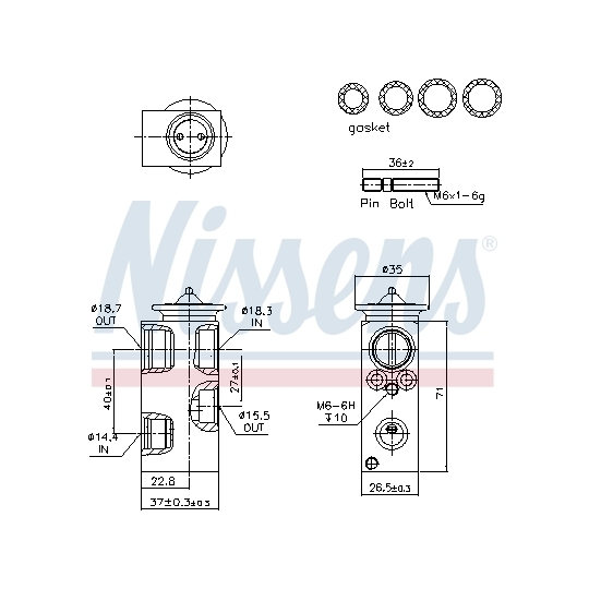 999393 - Expansion Valve, air conditioning 