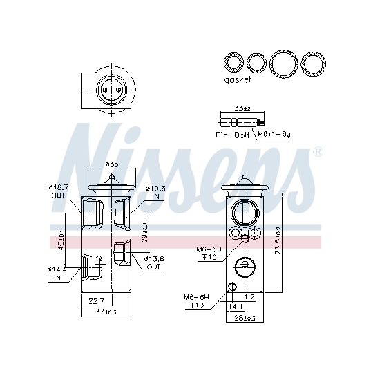 999389 - Expansion Valve, air conditioning 