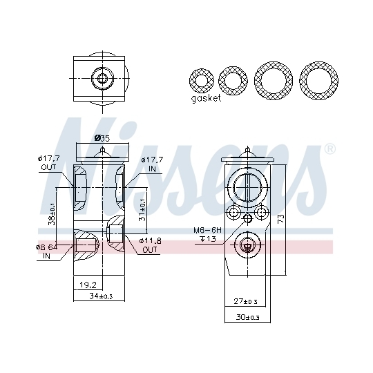 999391 - Expansion Valve, air conditioning 