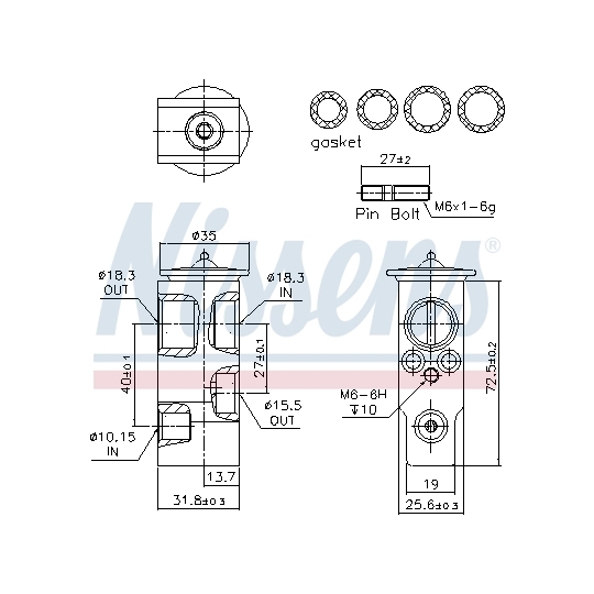 999385 - Expansion Valve, air conditioning 