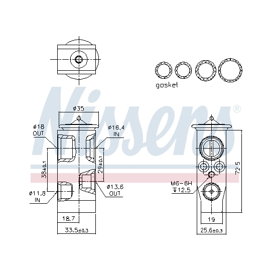 999373 - Expansion Valve, air conditioning 