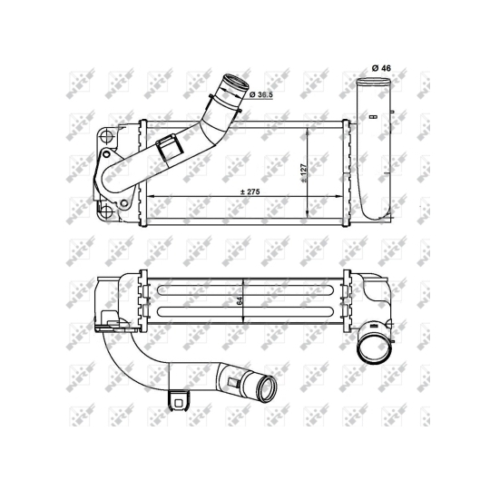 30922 - Intercooler, charger 