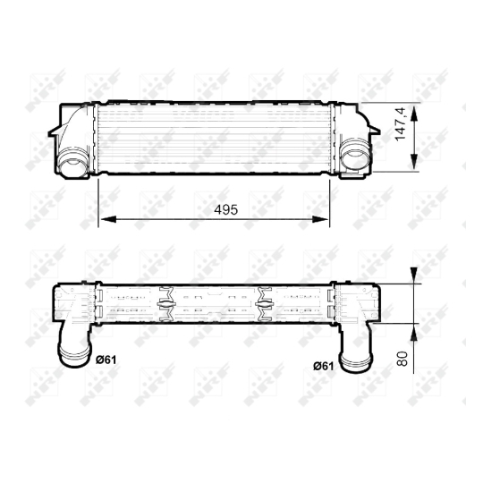 30524 - Intercooler, charger 