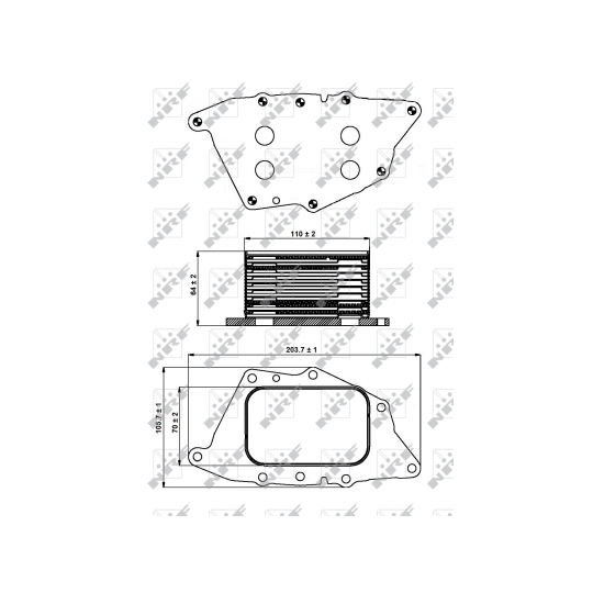 31287 - Oil Cooler, engine oil 