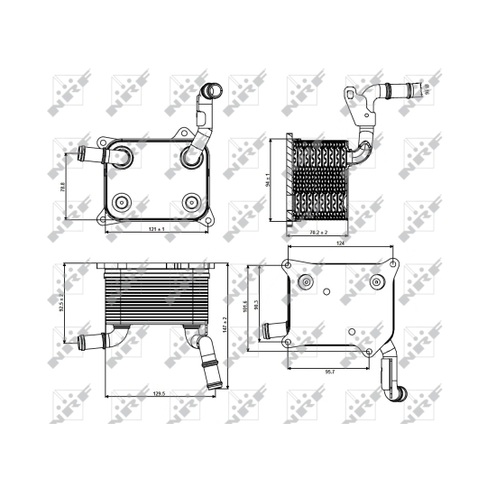 31266 - Oil Cooler, engine oil 
