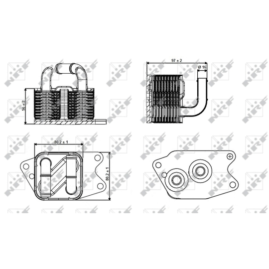 31265 - Oil Cooler, engine oil 