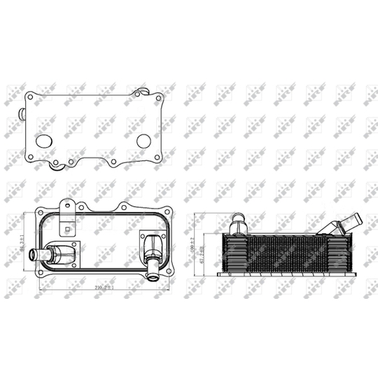 31318 - Oljekylare, motor 