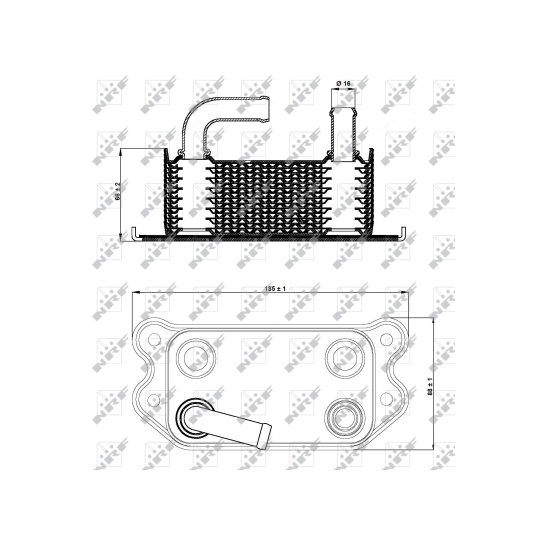 31296 - Oil Cooler, engine oil 