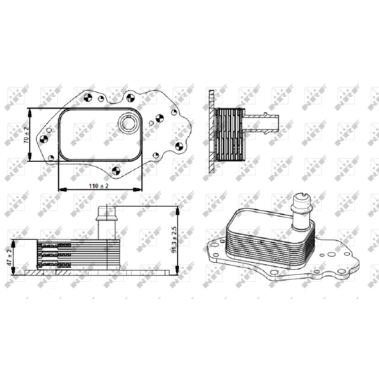 31347 - Õliradiaator, mootoriõli 