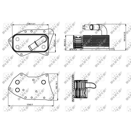 31341 - Õliradiaator, mootoriõli 