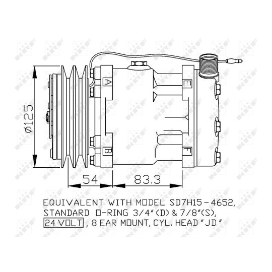 32873 - Compressor, air conditioning 